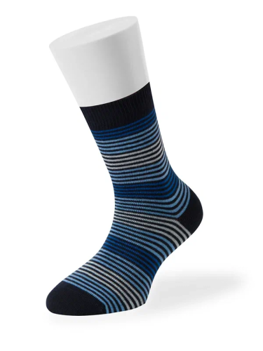 OMSA носки детские в полоску 21P11 blu scuro р.35-38